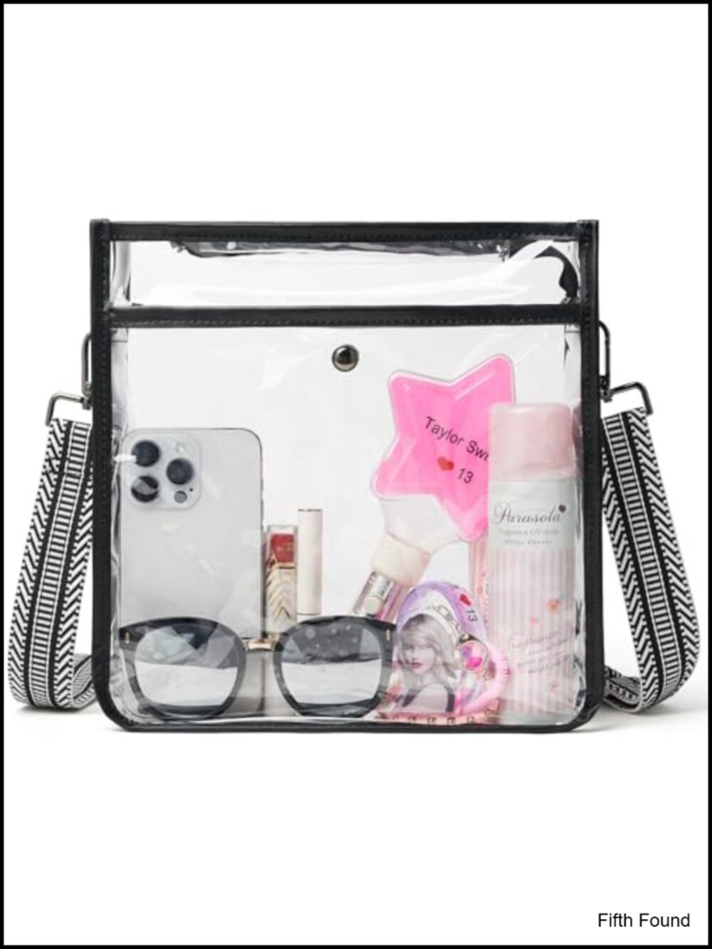 Clear Crossbody Bag Stadium Approved Concert Travel Purse
